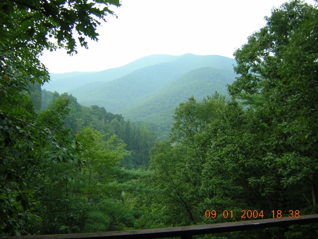 Blue Ridge Mountains, as seen from our living room. (Mark Love)