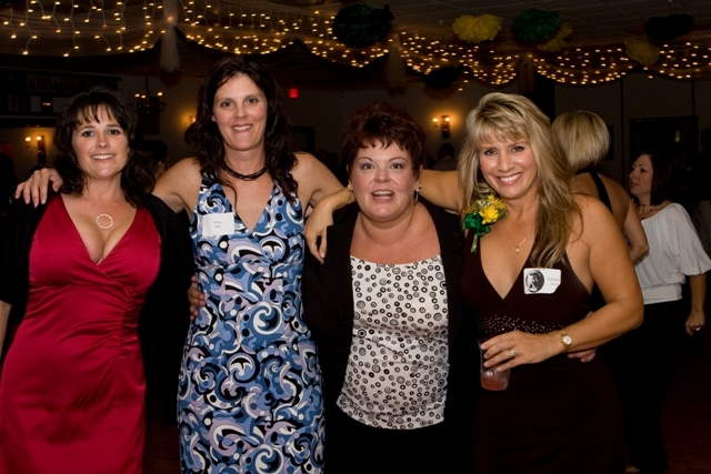 Toni, Susan Kiel, Katie and Therese pose for a photo....