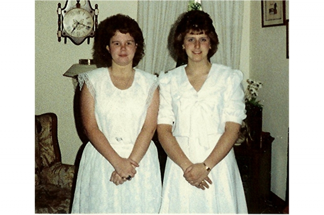 Mary Rhoades and Connie Kimbles ready for graduation!