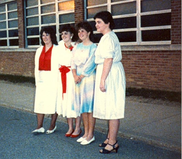 Kathleen Morris, Beverely Simpler, Mary Rhoades and Mary Hammer