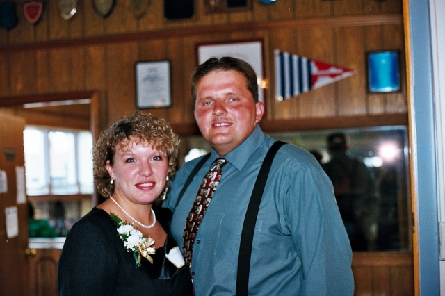 Douglas Ridgell and partner take time to pose.