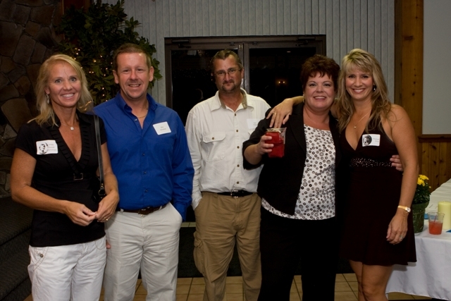 Linda Gould, her husband Wes, Katie Hill, her boyfriend Carl and Therese.