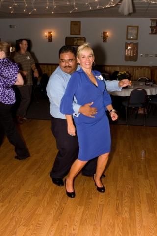 Eric and Debra getting in the groove!